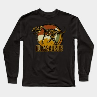 Ellasaurus Ella Dinosaur T-Rex Long Sleeve T-Shirt